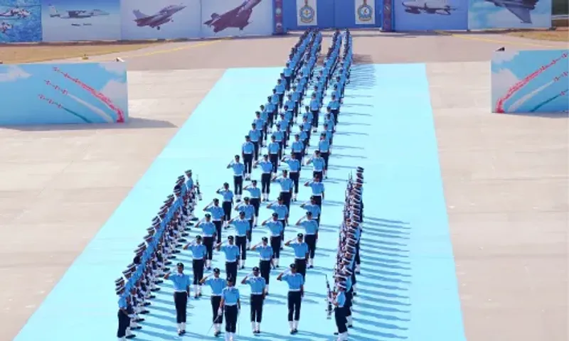 Combined graduation parade held at Air Force academy