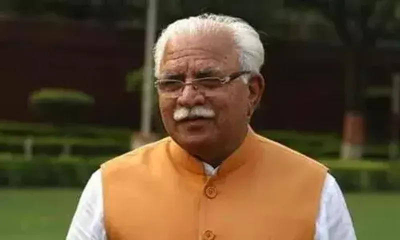 Haryana CM releases compensation amount of 87.95 crore rupees to farmers