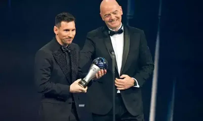 Argentina captain Lionel Messi bags best FIFA football player award