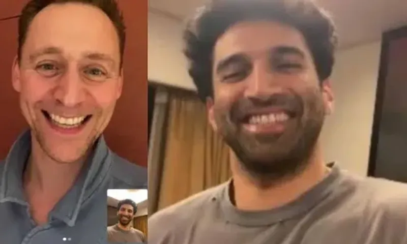 Tom Hiddleston video calls Aditya Roy Kapur after watching The Night Manager