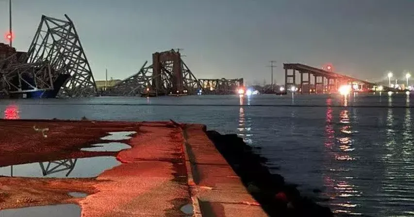 Baltimore bridge collapse: Two people rescued, tide hinders search efforts