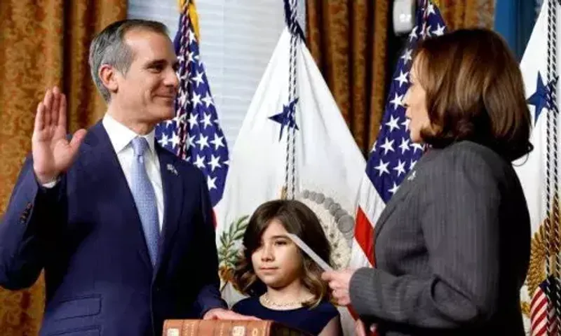 Eric Garcetti sworn in as US Ambassador to India