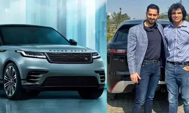 Olympic gold medalist Neeraj Chopra buys Range Rover Velar luxury SUV worth Rs 93 Lakh
