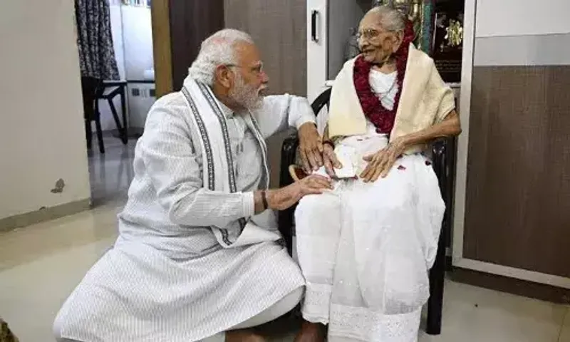 'Mother, not just a word, but range of emotions': PM Modi pens blog on mom's 100th birthday