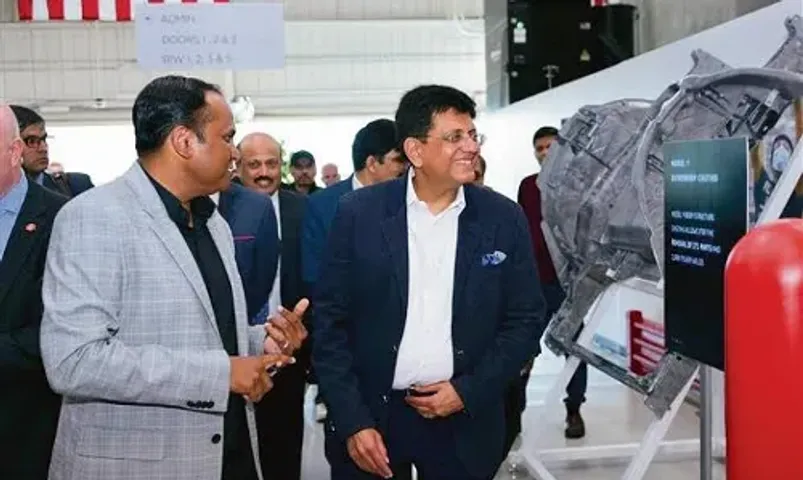 Union Commerce Minister Piyush Goyal visits Tesla factory in USA