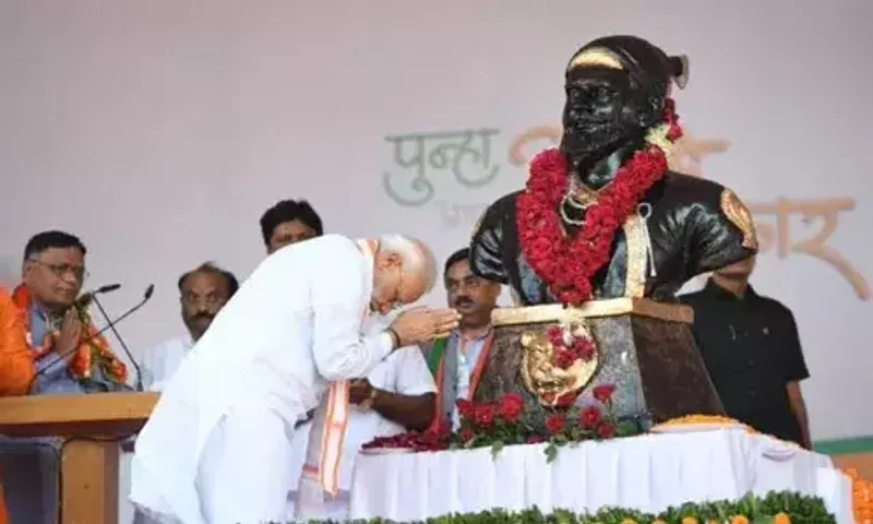 PM Modi pays homage to Chhatrapati Shivaji Maharaj on his birth anniversary