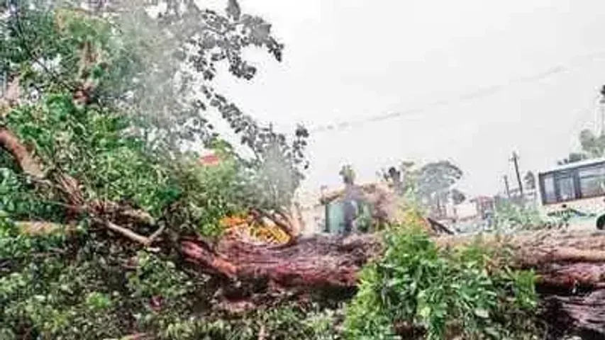 Severe Cyclonic Storm Michaung makes landfall between Nellore and Machilipatnam in Andhra Pradesh