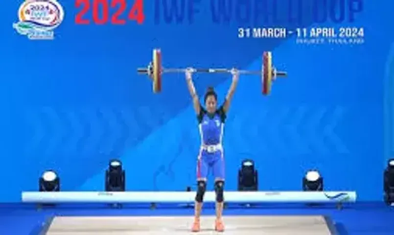 Mirabai Chanu becomes  the only Indian weightlifter to qualify for Paris Olympics