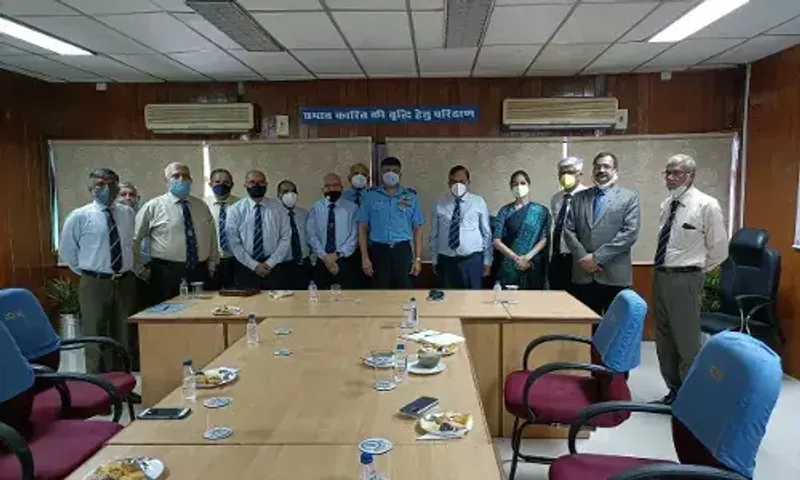 Air Marshal Sandeep Singh, AOC-in-C SWAC visited Air Force Association Gandhinagar