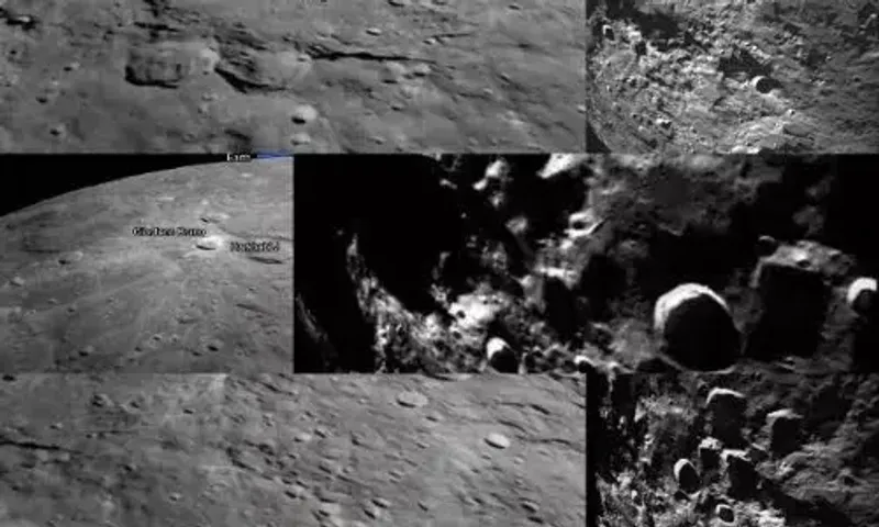 ISRO releases new images of the moon captured by Chandrayaan-3's Vikram Lander