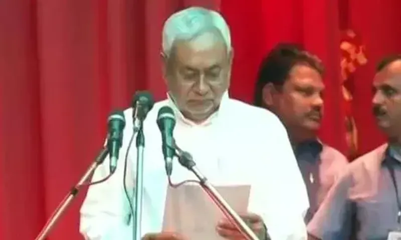 Nitish Kumar takes oath as Chief Minister for eighth time