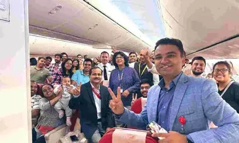 First flight from Israel under Operation Ajay brings home 212 Indian nationals