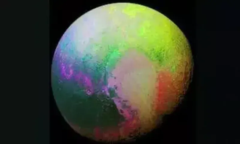 NASA shares this incredible rainbow-coloured image of Pluto