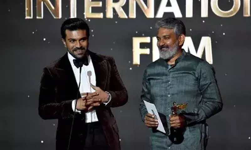 SS Rajamouli's 'RRR' wins four trophies at HCA Film Awards