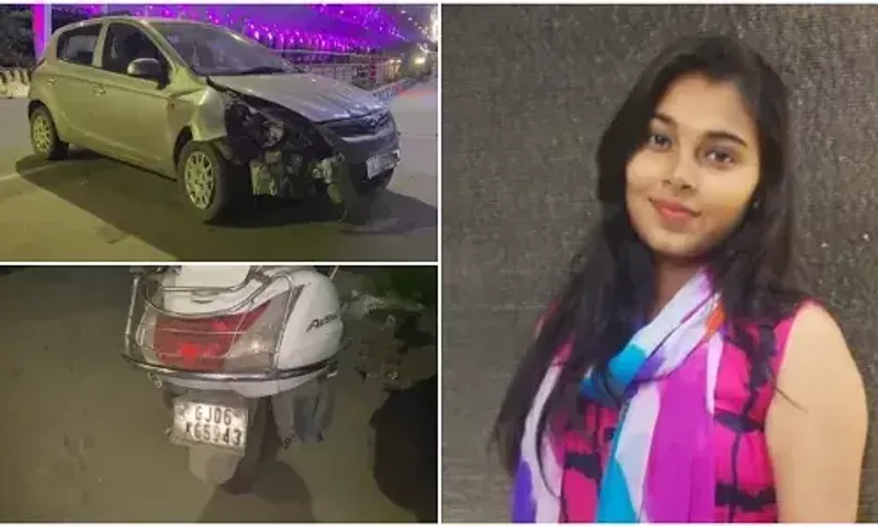 Girl died in tragic road accident in Vadodara