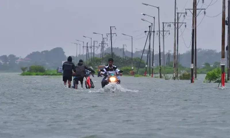 Heavy rain causes waterlogging in Maharashtra's Bhiwadi