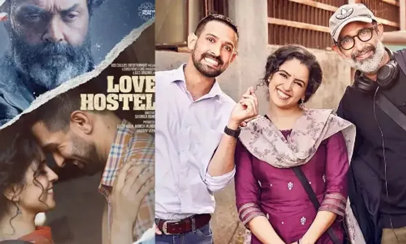 First poster for Sanya Malhotra, Vikrant Massey, and Bobby Deol's 'Love Hostel' released!