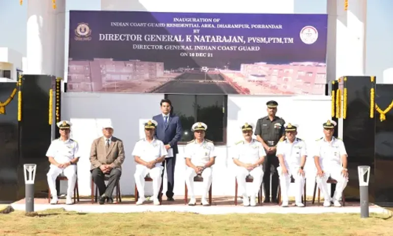 Director General Indian Coast Guard visits Porbandar