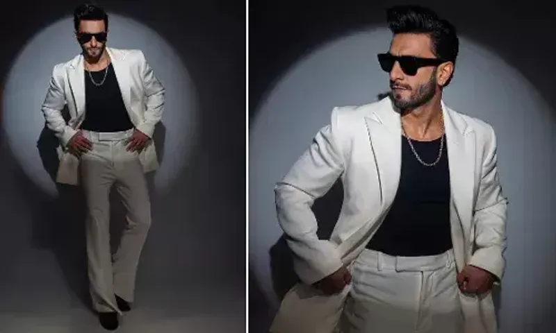 Ranveer Singh Serves Eclectic Fashion Vibes in a Classic White Suit, ‘Rocky Aur Rani Ki Prem Kahani’ Shared Pics on Insta