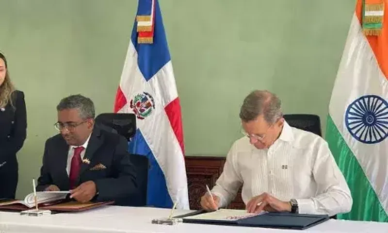 India and dominican republic signs protocol for establishment of joint economic and trade committee