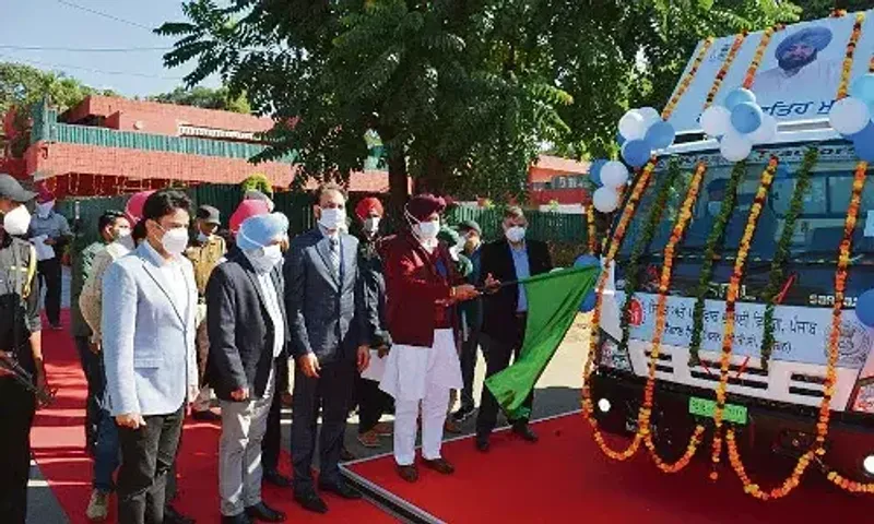 Punjab health minister flags off 7 IEC vans