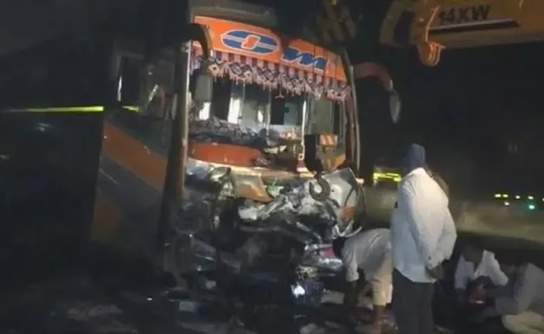 9 dead, several injured after bus crashes into car in Gujarat