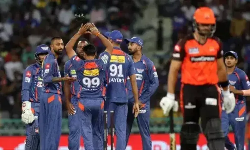 IPL: Lucknow Super Giants beat Sunrisers Hyderabad by 5 wickets