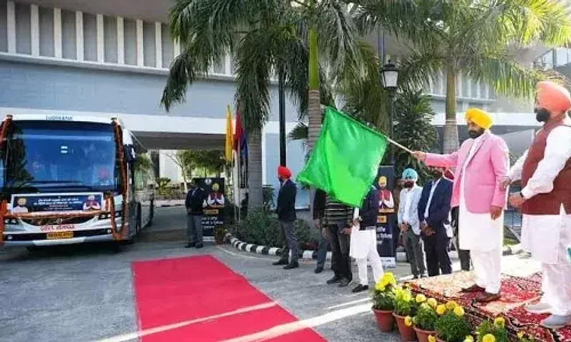 Punjab CM Mann flags off first batch of 36 govt school principals for Singapore visit