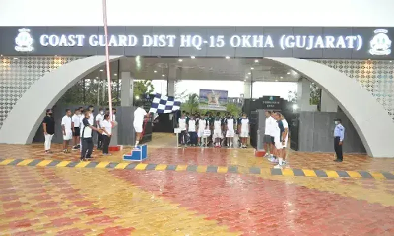 Indian Coast Guard conducts walkathon as part of commemoration of Azadi Ka Amrut Mahotsav