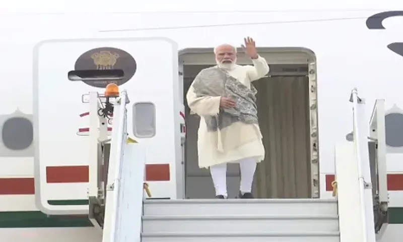 Prime Minister arrives in New Delhi after a successful five-day visit to Italy, UK