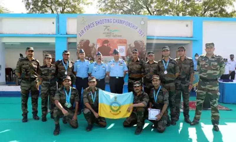 Indian Air Force Shooting Championship held at Vayushakti Nagar, Gandhinagar