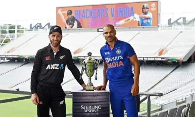 First ODI match underway between India and New Zealand at Auckland