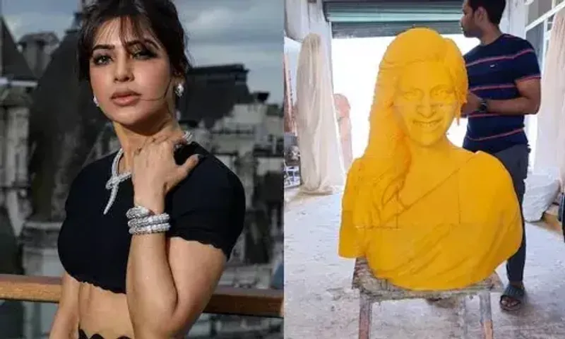 Samantha Ruth Prabhu's fan builds temple for her in Andhra Pradesh