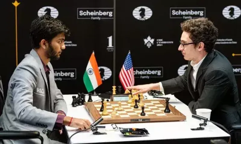 Chess: India’s D. Gukesh slipped to joint-second after playing out draw against USA’s Fabiano Caruana in round 11 of FIDE candidates tournament