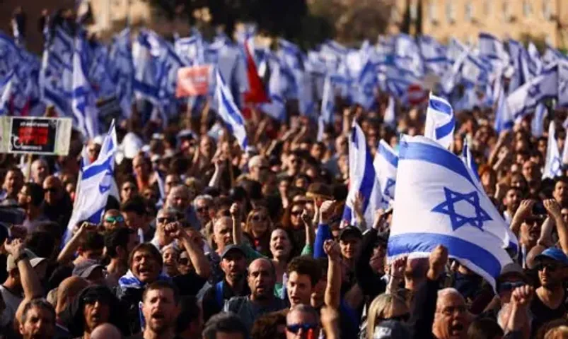 Elite officers in Israel's military plan Sunday walkout protesting against overhaul of judicial system