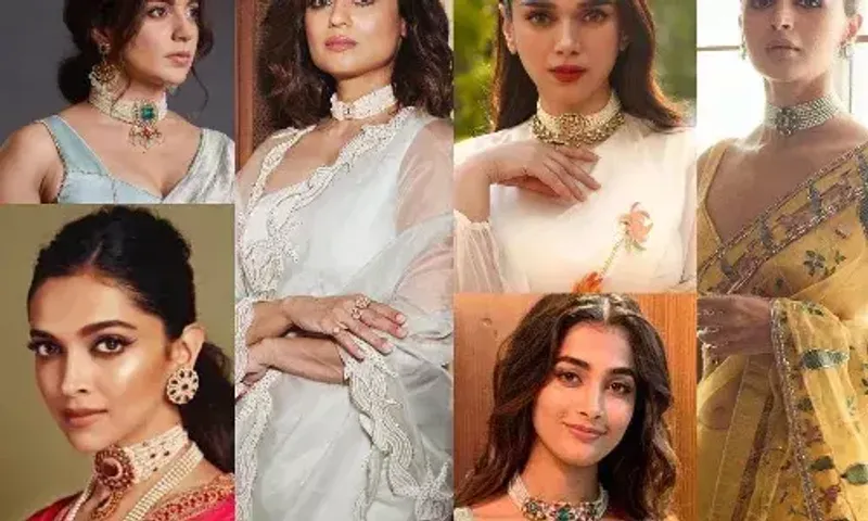 Kangana Ranaut to Shamita Shetty: Indian actresses embrace chokers to elevate their traditional attire