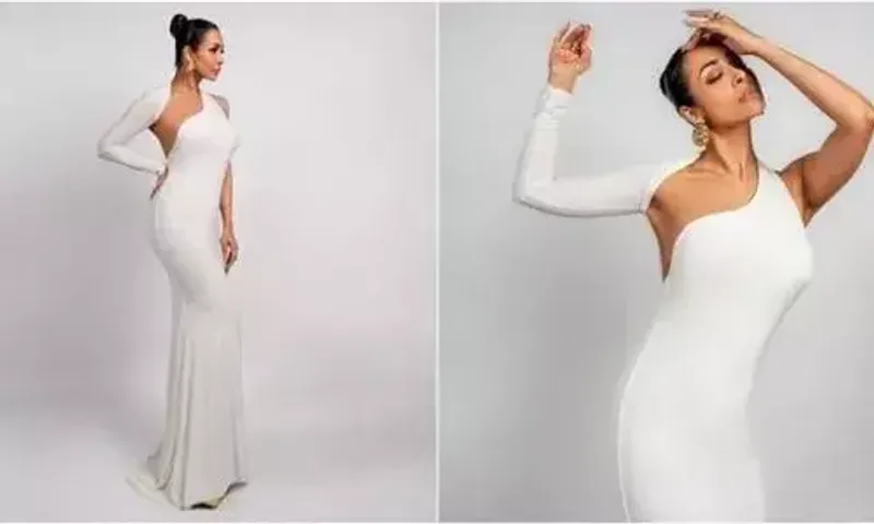 Malaika Arora stuns in ethereal white gown