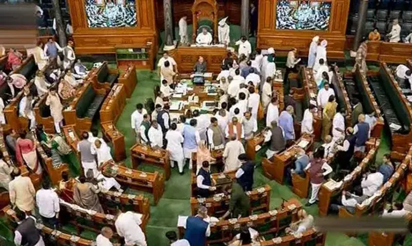 Both Houses of Parliament adjourned till 2 PM amid uproar over Congress leader Rahul Gandhi’s remarks in London