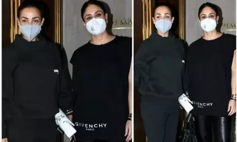 Malaika Arora and Kareena Kapoor Khan's monochrome twinning looks have the temps soaring