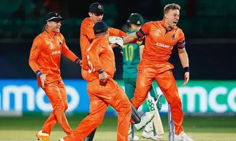 ICC Men's Cricket World Cup: Netherlands beats South Africa by 38 runs