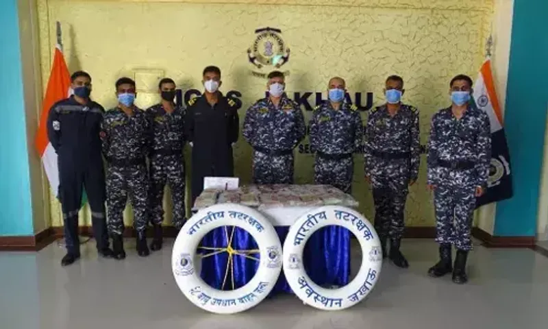 Indian Coast Guard recovers narcotics substance from Kutch coast of Gujarat