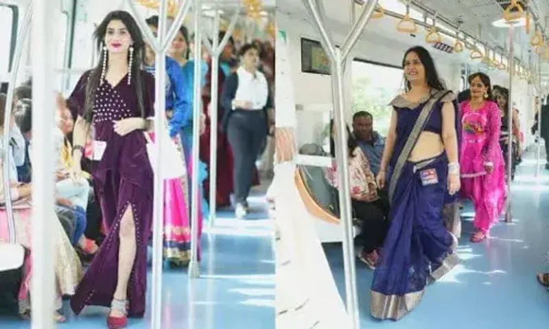 Nagpur Metro Rail: Fashion show in moving rail a huge success