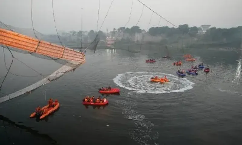 Gujarat: Police files 1200-Page chargesheet in Morbi bridge collapse case