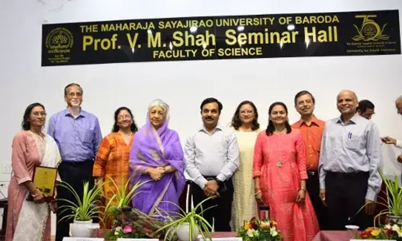 Inaugural function of Professor V. M. Shah seminar hall at the faculty of science, Maharaja Sayajirao University of Baroda
