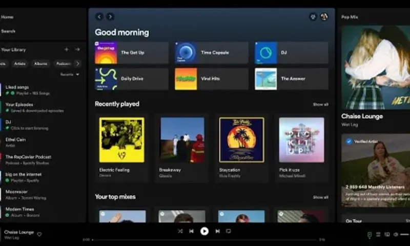 Spotify for desktop gets visual overhaul and new features