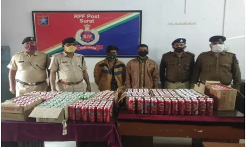 WR's Mumbai division RPF cracks down on bootleggers carrying illegal liquor in trains