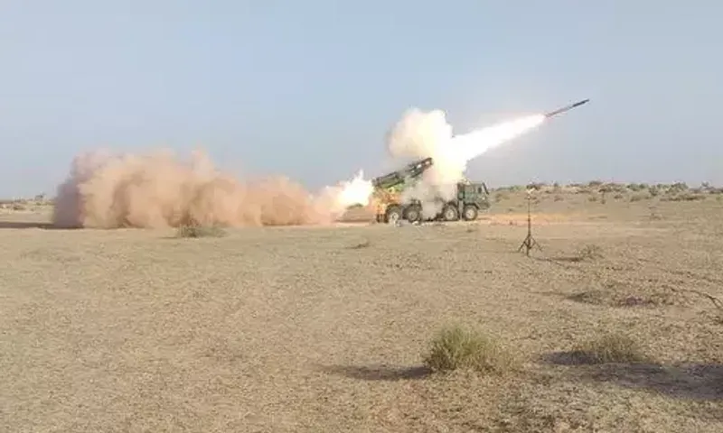 India successfully test-fires Pinaka missile systems