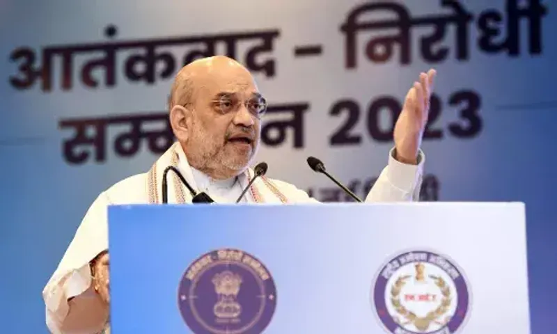 Home Minister Amit Shah calls for establishment of Model Anti-terrorism structure under NIA for uniform investigation across all agencies in states