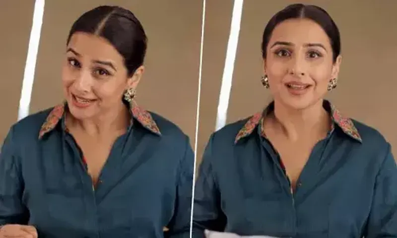 Fun Ode to her roots: Vidya Balan's take on Malayalam Cinema in her latest social media reel