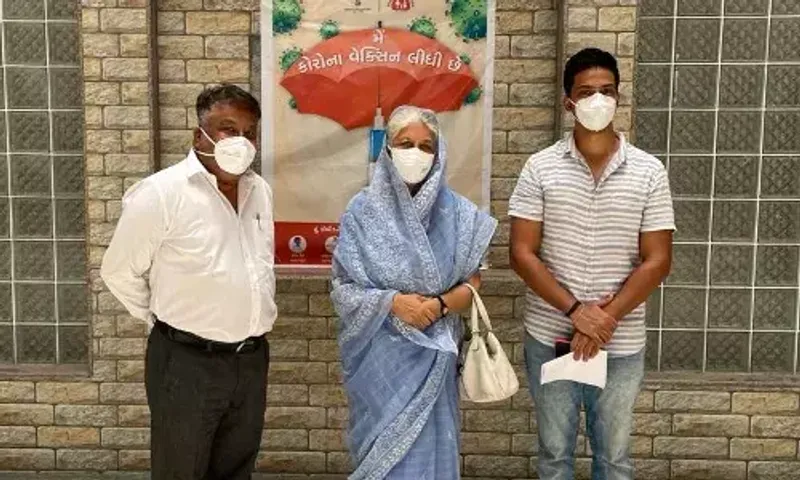 Vadodara Rajmata Shubhangini Raje Gaekwad took second dose of covid vaccine